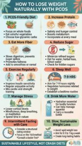 How to Lose weight with PCOS Naturally