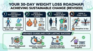 10 kg Weight Loss in 30 Days (Real Plan)