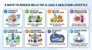 8 Ways To Lose Belly FAT and Live A Healthier Life